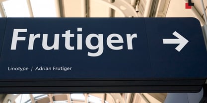 Frutiger Font Poster 1